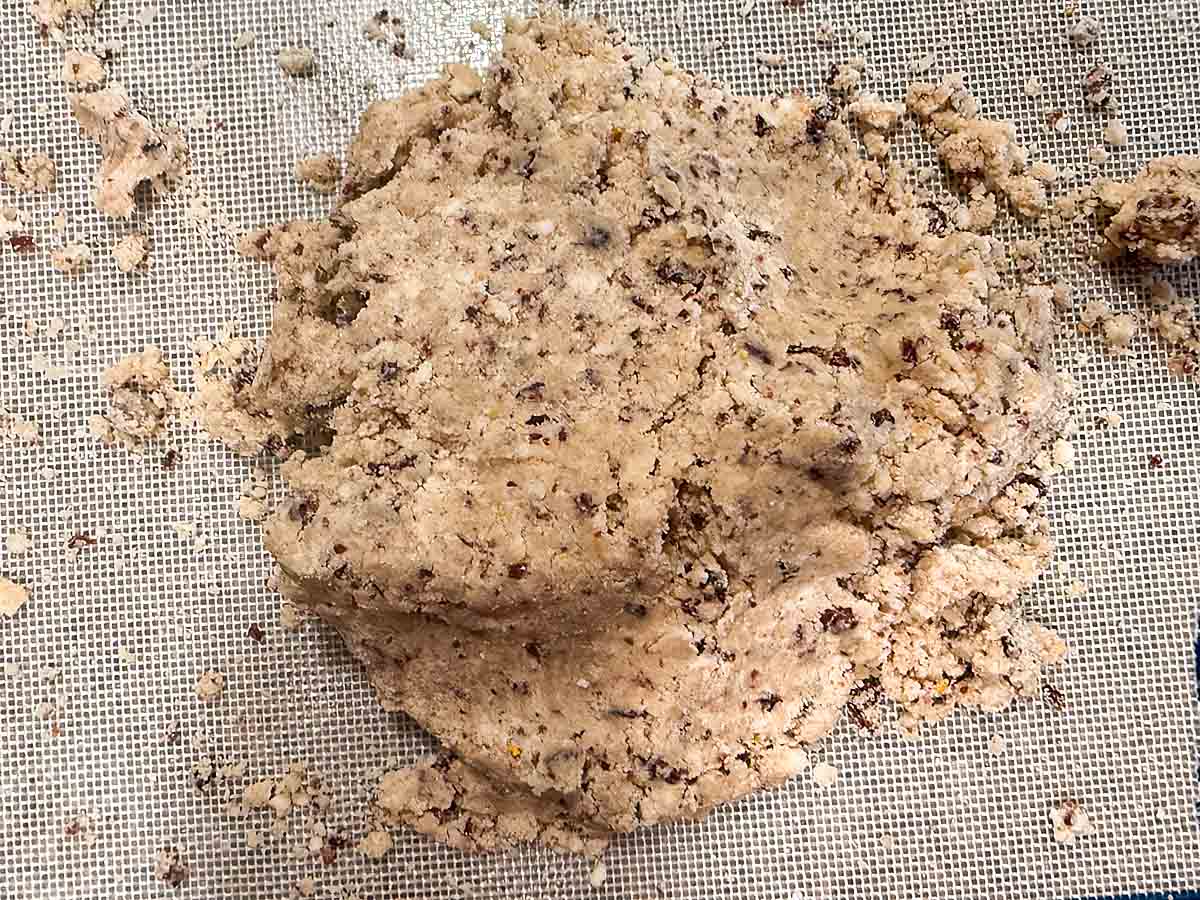 dump onto floured surface