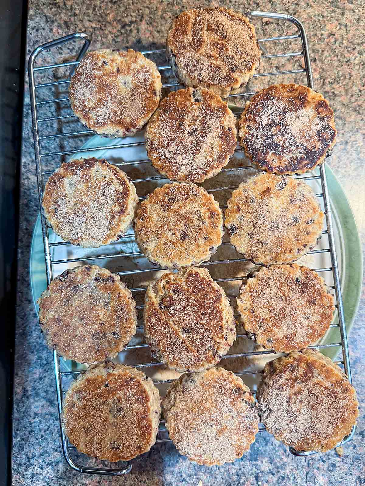 sprinkled with cinnamon sugar