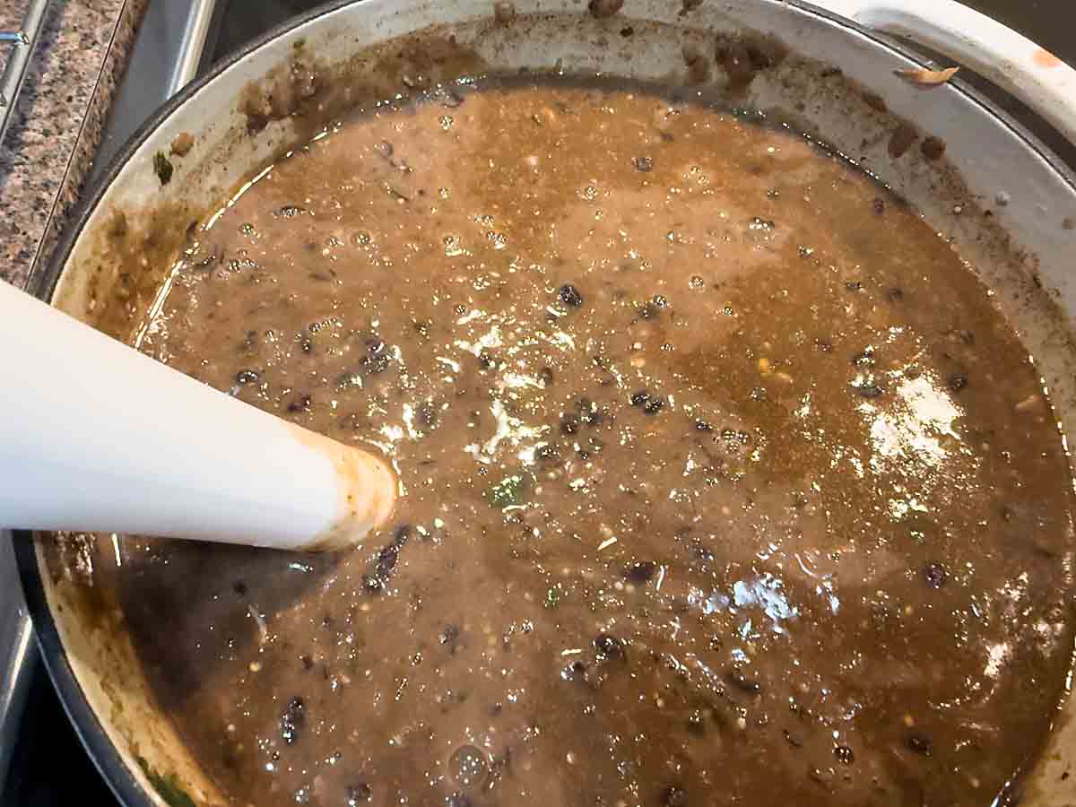 blend some with immersion blender