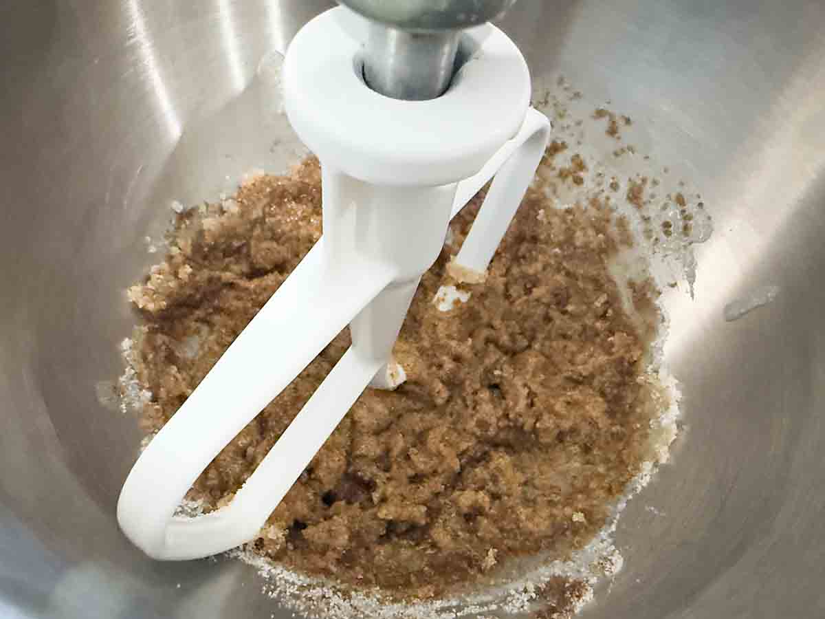 Beat butter and sugar