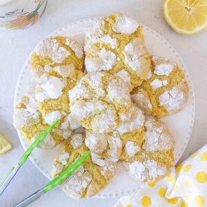 Lemon Crinkle Cookies