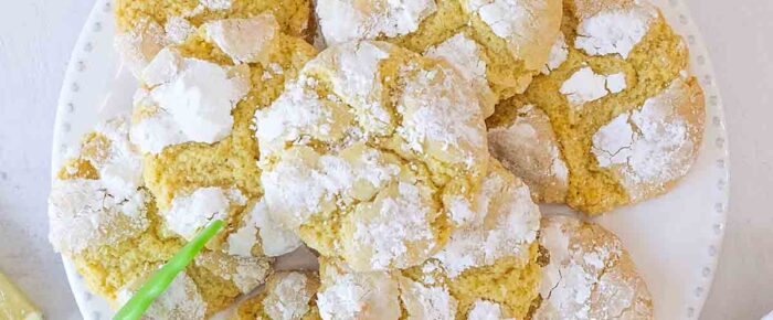 Lemon Crinkle Cookies