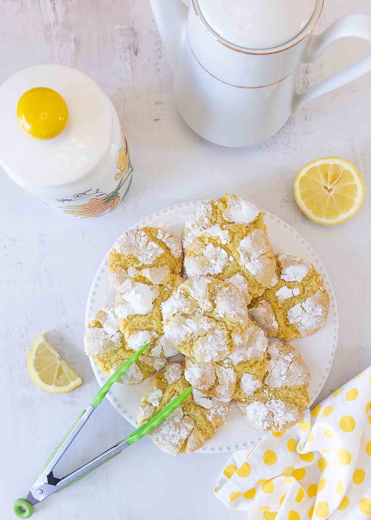 Lemon Crinkle Cookies