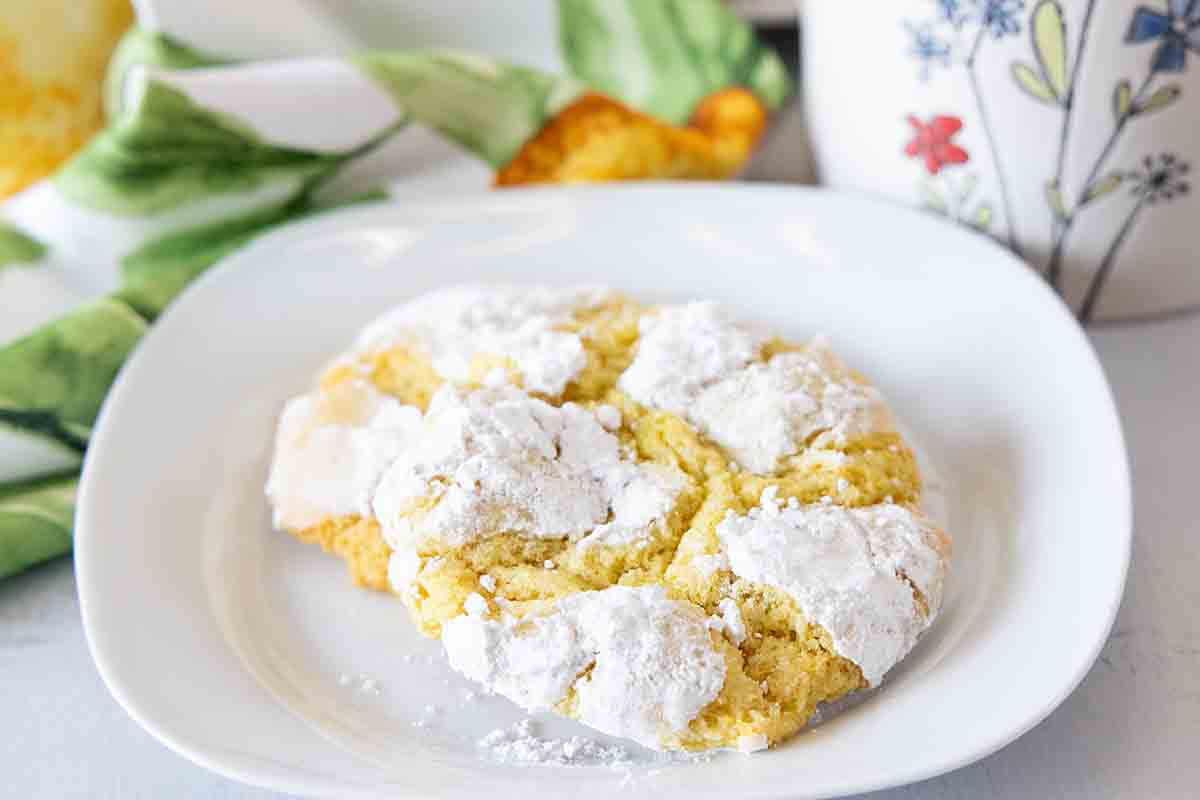Lemon Crinkle Cookies