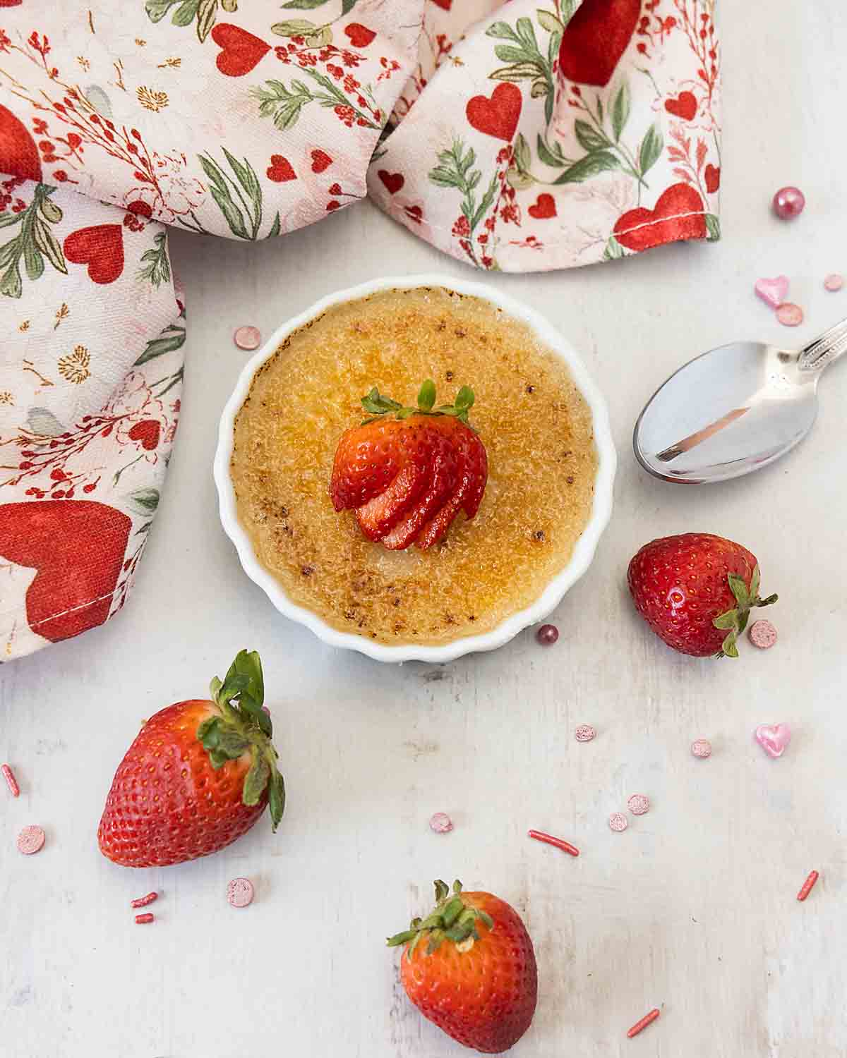strawberry creme brulee