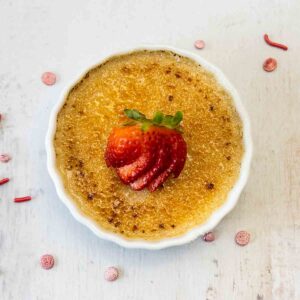 strawberry creme brulee