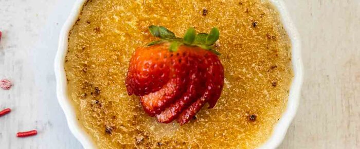 Strawberry Creme Brulee