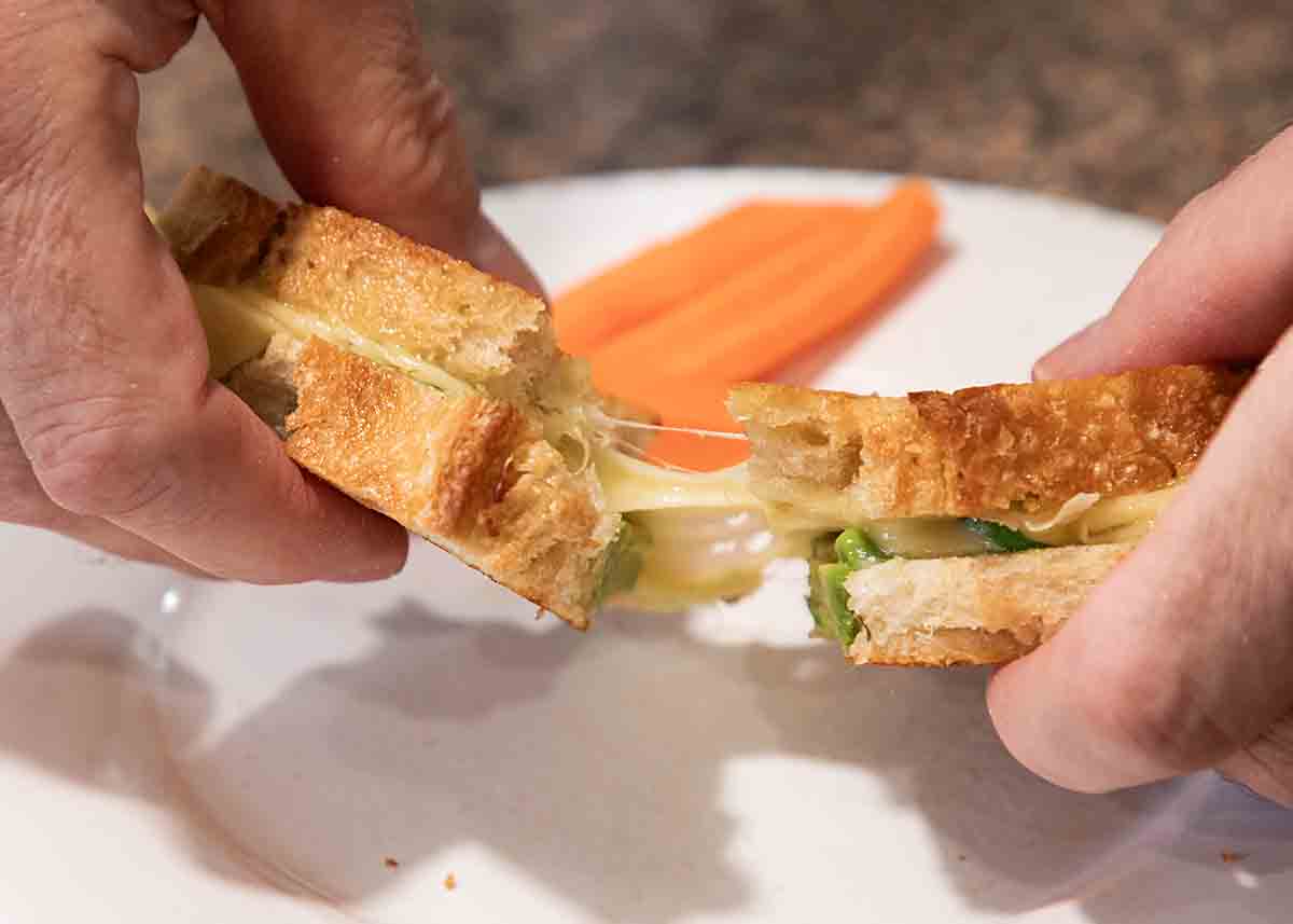 Avocado Grilled Cheese Sandwich