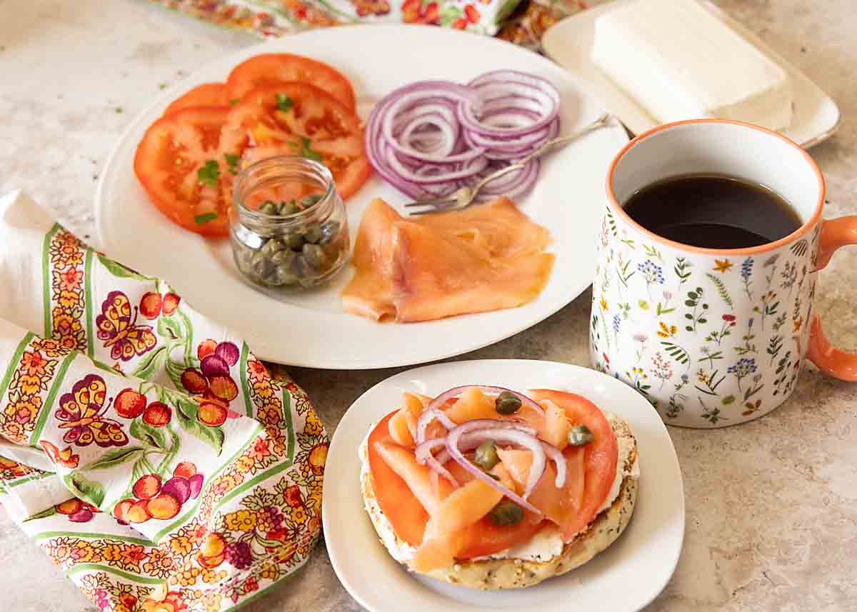 bagels and lox