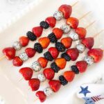 4th of July fruit kabobs