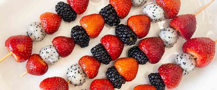 4th of July Fruit Kabobs