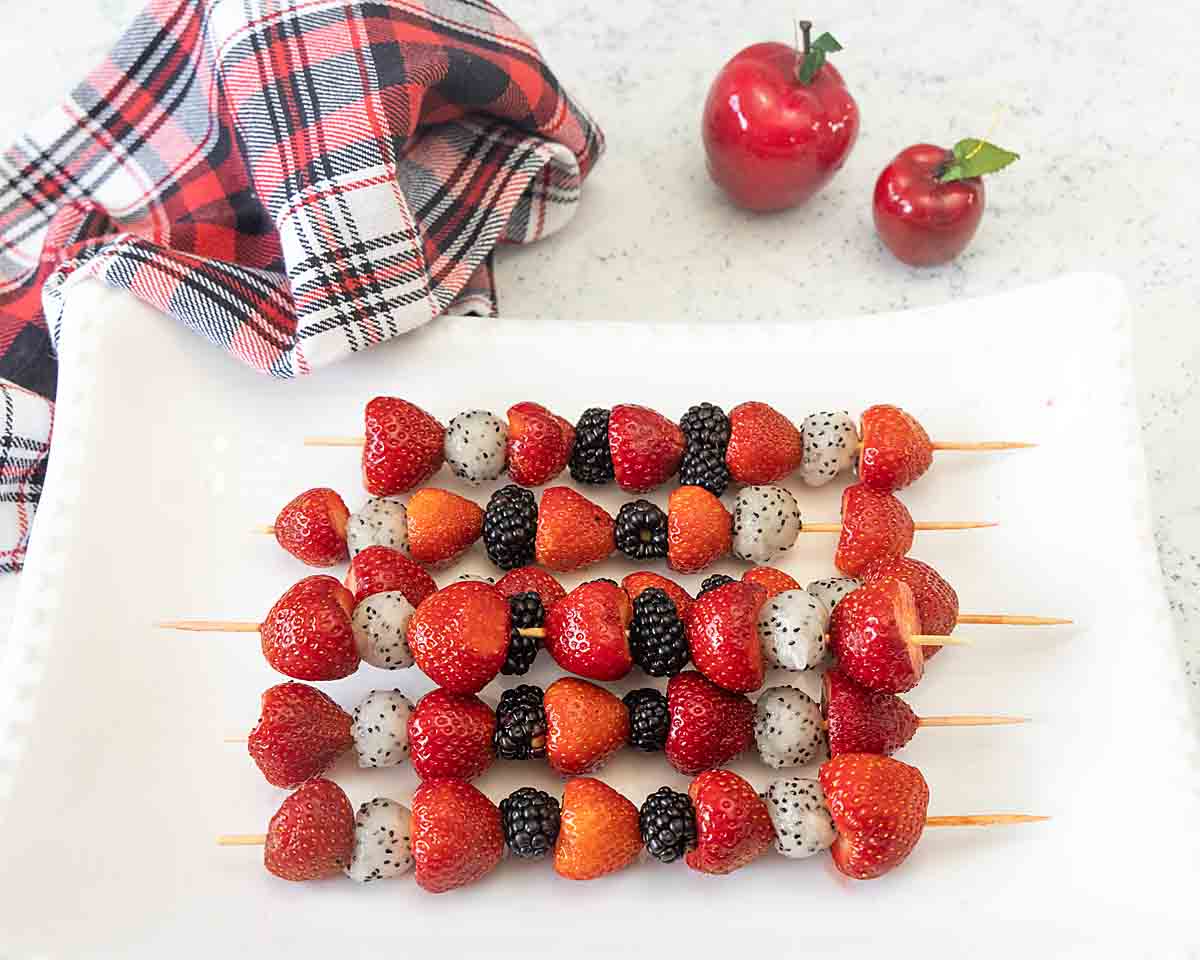 4th of July Fruit Kabobs