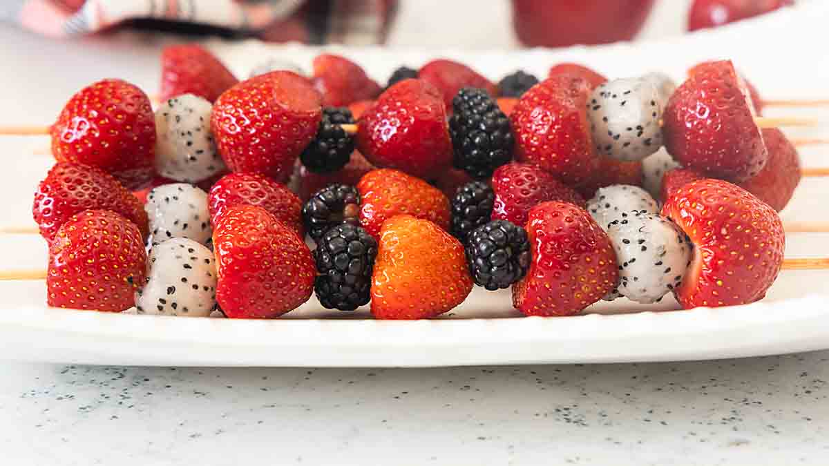 4th of July Fruit Kabobs