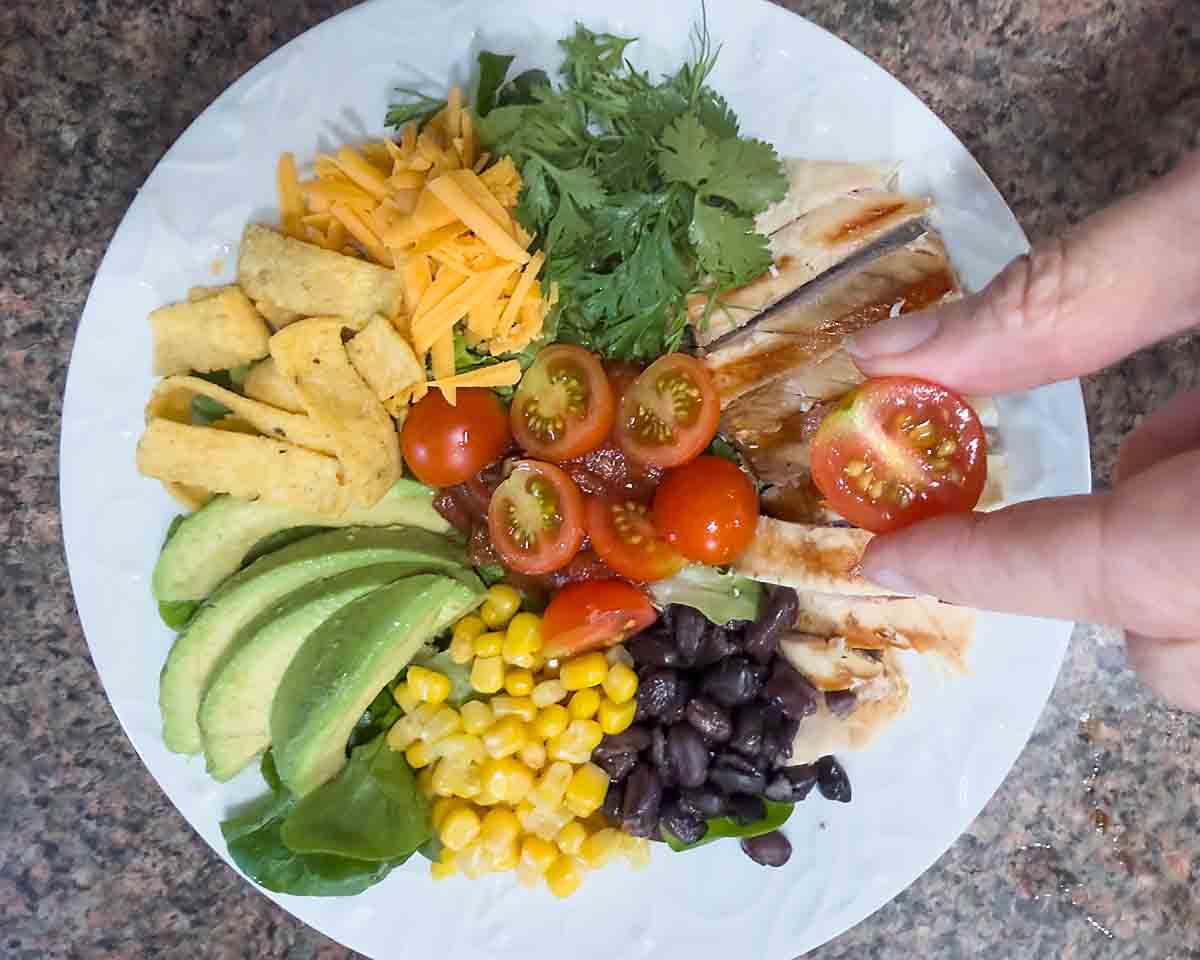 assemble salad