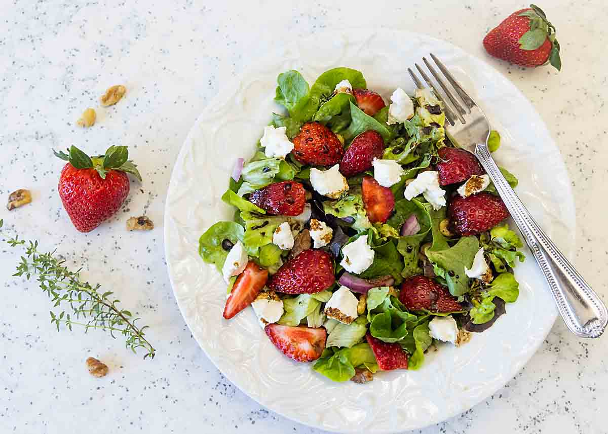 Strawberry Goat Cheese Salad