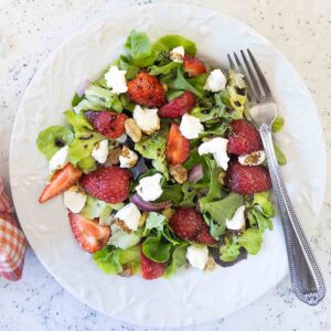 Strawberry Goat Cheese Salad