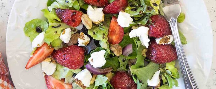 Strawberry Goat Cheese Salad