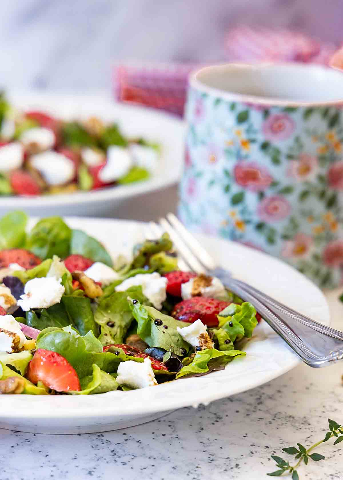 Strawberry Goat Cheese Salad