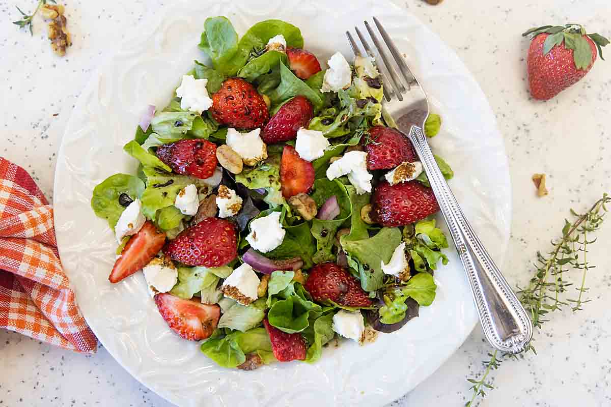 dressed salad