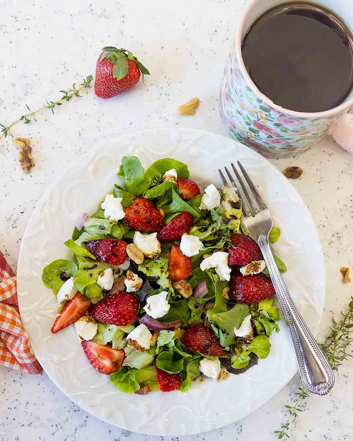 Strawberry Goat Cheese Salad