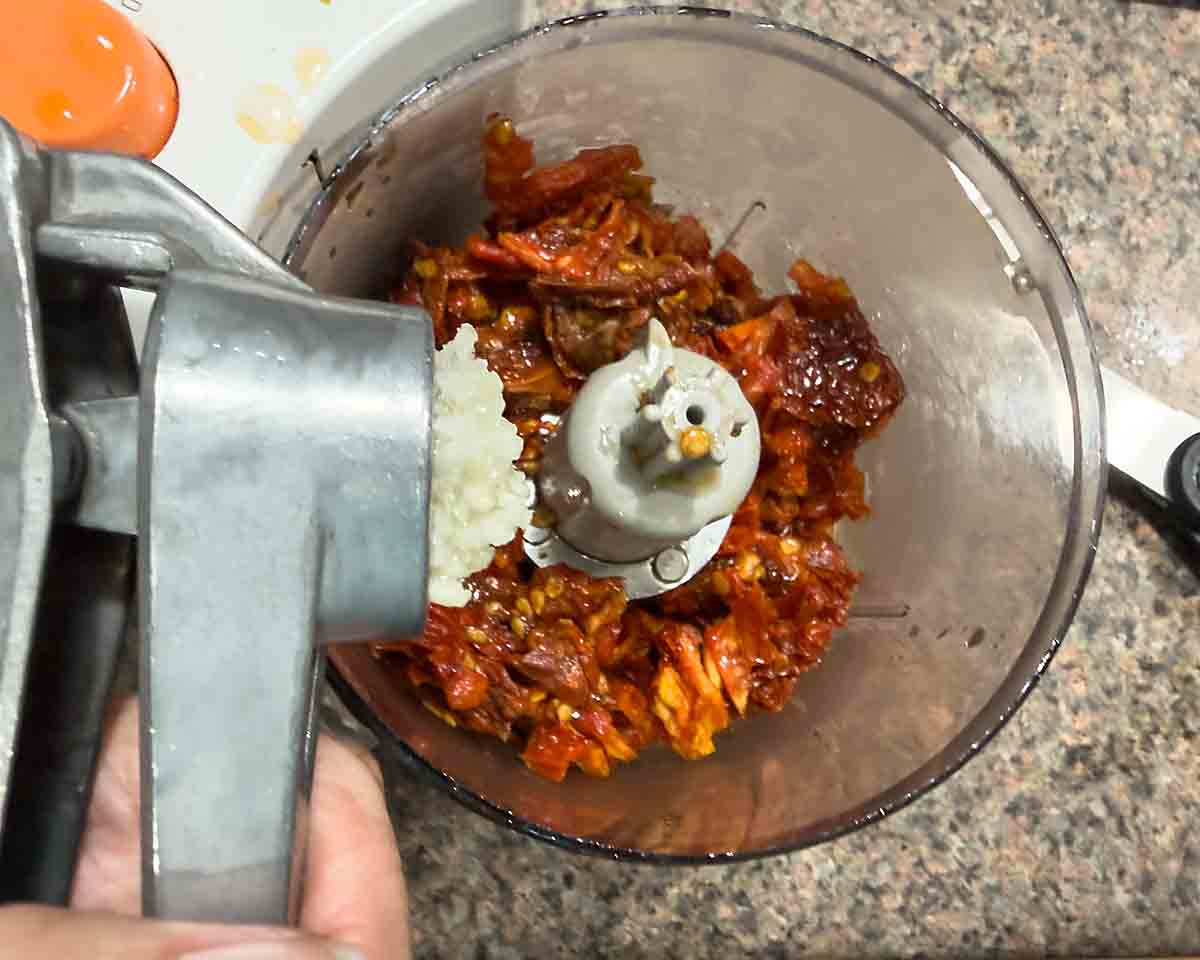 add ingredients to food processor