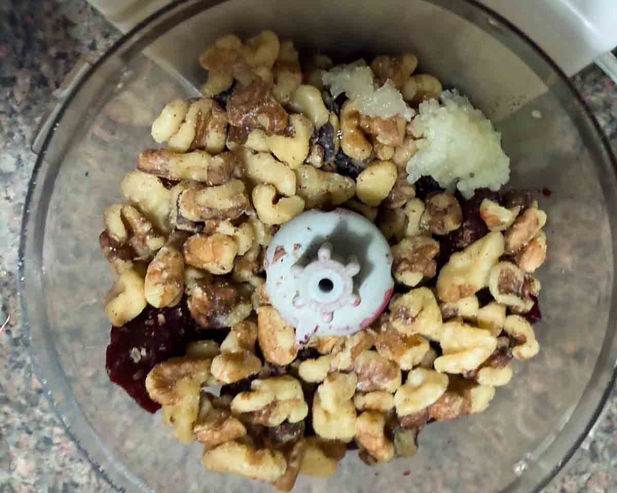 ingredients in food processor
