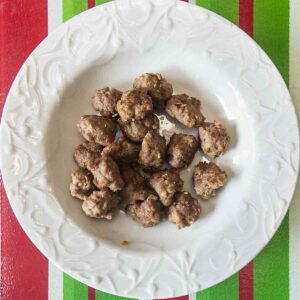 homemade pizza sausage