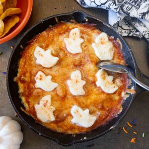 Halloween Pizza Dip